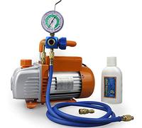 BACOENG Pompe à vide et Collecteur Jauge Ensemble Tuyau De Charge Auto Climatisation- Idéal pour R134a R410A R407C