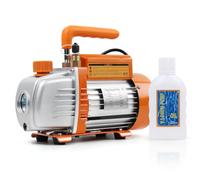 BACOENG Pompe à vide monostade 3 CFM, 1/4 HP, 1440 tr/min - Pour réparation automobile, maintenance CVC, réfrigération et dégazage de résine