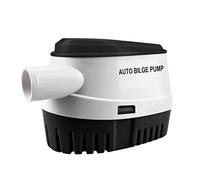 BACOENG Pompe de Cale Automatique 12V 1100GPH/ 70LPM avec Interrupteur à Flotteur, Noir