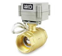 BACOENG Vanne 2 voies motorisée 1 1/4" DN32 Laiton AC/DC9-24V CR202 normalement fermée