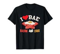 Bacon and Eggs I Love BAE Petit déjeuner Egg And Bacon Lover T-Shirt