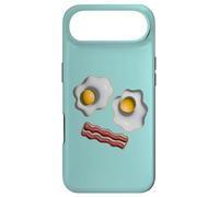 Bacon and Eggs Visage Funny Breakfast Oeufs au Plat Ballon Style Ballon Coque pour iPhone Air