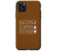 Bacon Coffee Fitness, entraînement et entraînement de Motivation Coque pour iPhone 11 Pro Max