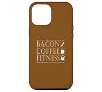 Bacon Coffee Fitness, entraînement et entraînement de Motivation Coque pour iPhone 12 Pro Max