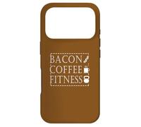 Bacon Coffee Fitness, entraînement et entraînement de Motivation Coque pour iPhone 17 Pro