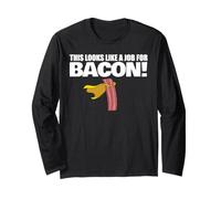 Bacon de Super-héros Qui Ressemble à Un Travail pour Le Bacon Manche Longue