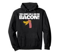 Bacon de Super-héros Qui Ressemble à Un Travail pour Le Bacon Sweat à Capuche