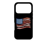 Bacon Drapeau Américain Cochon Stars Barbecue Amoureux de Viande Coque pour iPhone 17 Pro