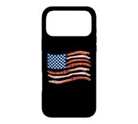 Bacon Drapeau Américain Cochon Stars Barbecue Amoureux de Viande Coque pour iPhone 17 Pro Max