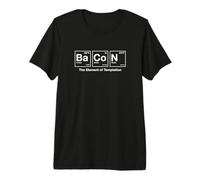 Bacon Periodic Table Nerd Men Women Breakfast Science Gift T-Shirt Haut de Gamme
