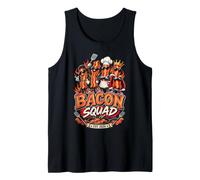Bacon Squad Funny Breakfast Humour Grill Bacon Fan Meme Débardeur