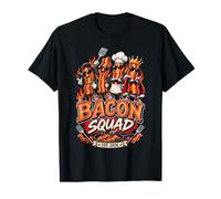 Bacon Squad Funny Breakfast Humour Grill Bacon Fan Meme T-Shirt