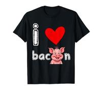 Bacon Squad Funny Piggy Breakfast Humour Grill Bacon Fan Meme T-Shirt Graphique avec Valeur