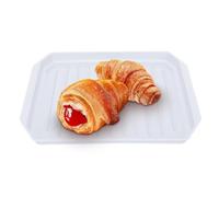 Bacon Tray for Microwave Cooking | 27x22x6.5cm Microwavable Bacon Grill | Drain Fat Dishwasher Safe Cooking Breakfast Meat Ribbed for Fat Drain, Home, Restaurants, Bakeries, Hotels, Cooks Rice, Meat