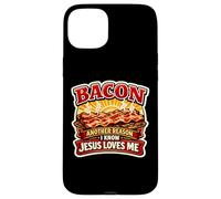 Bacon Une Autre Raison pour laquelle Je Sais Que Jésus m'aime Christian Keto Coque pour iPhone 15 Plus