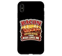 Bacon Une Autre Raison pour laquelle Je Sais Que Jésus m'aime Christian Keto Coque pour iPhone XS Max