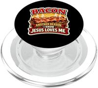 Bacon Une Autre Raison pour laquelle Je Sais Que Jésus m'aime Christian Keto PopSockets PopGrip pour MagSafe