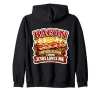 Bacon Une Autre Raison pour laquelle Je Sais Que Jésus m'aime Christian Keto Sweat à Capuche
