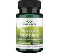 Bacopa Monniera 10:1 Extract, 50mg - 90 caps
