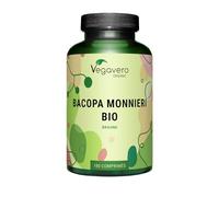 Bacopa Monnieri BIO Vegavero® | 180 Comprimés | Nootropic : Mémoire + Focus | Unique : Brahmi BIOLOGIQUE Avec Bacosides | Vegan
