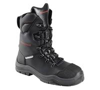 Bacou Energic Bottes de Sécurité 6246221 S3 Hi CI SRC avec Doublure Poromax 3D, Sur-embout en Microfibre, Tige en Cuir Pleine Fleur Hydrofuge, Taille 38, 6246221-38/7