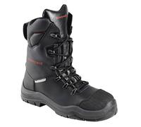 Bacou Energic Bottes de Sécurité 6246221 S3 Hi CI SRC avec Doublure Poromax 3D, Sur-embout en Microfibre, Tige en Cuir Pleine Fleur Hydrofuge, Taille 48, 6246221-48/7