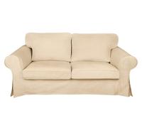 BACoverZone Housse de Canapé 2 Places pour EKTORP, Protège Canapé Qui s'adapte Parfaitement au Canapé, Revêtement de Canapé Lavable（T-3, 2 Places）