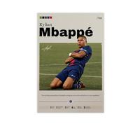 bacrhjlb Kylian Mbappé Real Madrid Poster sur toile - Décoration pour chambre à coucher, bureau, chambre - Cadeau - 30 x 45 cm
