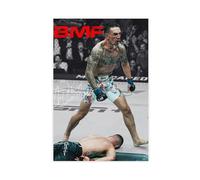 bacrhjlb Max Holloway, UFC 300, poster sur toile pour décoration de chambre à coucher, bureau, chambre, cadeau, 30 x 45 cm