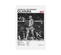 bacrhjlb Poster sur toile Charles Oliveira UFC - Décoration murale pour salon, chambre à coucher - 30 x 45 cm