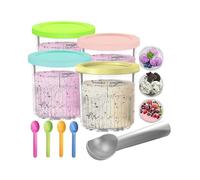 Bacs à Crème Glacée Peut être utilisé avec la machine à glace NINJA - NC501/NC500 - 4 pièces - 680ML - Sans BPA
