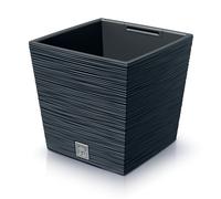 Prosperplast Furu Square DFS300-S433 Low Pot de Fleurs avec Insert - Couleur Anthracite