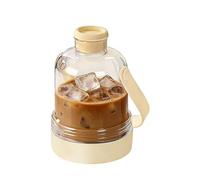 Bacs à glace empilables - Fait des blocs de glace, bouteille d'eau à faire avec paille et asse, pour pique-nique, camping, cuisine, restaurant, boissons, café, vin, lait, thé, whisky, cocktail