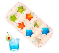 Bacs à Glaçons en Forme D'étoile 8 Grilles en Silicone, Moules à Glaçons 3D, Couleurs Bonbons, Congélateur, Machine à Glaçons pour Whisky, Cocktails, Boissons