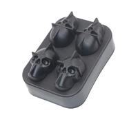 Bacs À Glaçons En Silicone En Forme De Tête De Mort - Bloc Froid Réutilisable - Moule De Congélation Pour Blocs De Glace À Fusion Lente - Système De Refroidissement Des Boissons, Cocktails, Café, Bar