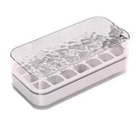 Bacs à glaçons en silicone génériques : bacs de congélation de glace, conteneur à glaçons en silicone avec couvercle | Gadget de cuisine congélateur de congélation facile à lancer
