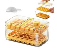 Bacs À Glaçons - Moule À Presse, Boîte De Rangement De Grande Capacité À Dégagement Facile Avec Couvercle Et Bac | Dispositif De Congélation Rapide Pour Restaurant Pique-nique Camping Maison Cuisine F