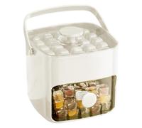 Bacs À Glaçons Pour Congélateur Grande Capacité, Design Pression, | Moule à glaçons avec couvercle Cube Rafraîchissant Pour Fête Cuisine Pique-Nique Camping