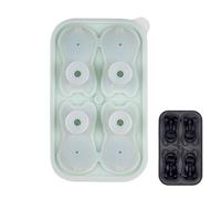 Bacs À Glaçons Pour Congélateur - Moule À Glaçons 4 Cavités En Forme De Chien Et Chat Mignon,Moules À Glace En Forme D'Animaux,pour Boissons telles que Café, Vin,