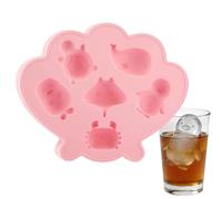 Bacs à glaçons pour congélateur | Moules réutilisables en forme d'animaux - Moules à glace | pour rassemblements familiaux, pique-nique, camping, fêtes,