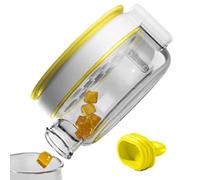 Bacs À Glaçons Pour Congélateur Ustensiles De Cuisine Polyvalents Portables | Moule À Glaçons Cube Multifonction Étanche Pour Cocktails, Café, , Thé, Whisky, Restaurant, Jaune