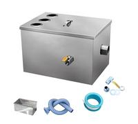 Bacs À Graisse Commerciaux À Entrée Supérieure, Bac À Graisse Sous Évier En Acier Inoxydable, Séparateur Eau-Huile Pour Eaux Usées Pour Restaurants, Cafés Et Usines/100 * 50 * 50Cm/39 * 20 * 20In