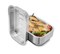 Bacs à grill en aluminium | Parfaits pour Weber | Bols à égouttures en aluminium de haute qualité | Bacs à grillades | 25 pièces