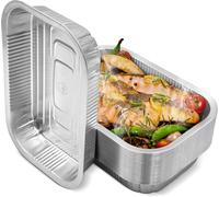 Bacs à grill en aluminium Parfaits pour Weber Bols à égouttures en aluminium de haute qualité Bacs à grillades 25 pièces