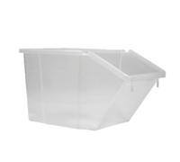 Bacs à ingrédients 30 L + couvercles + 4 roues - Lot de 3