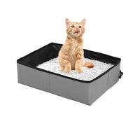 Bacs à litière pour chats Plateau de toilette portable pour chat