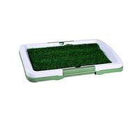 Bacs à litière pour Chien Portable Potty Trainer Tapis de Salle de Bain en Gazon Artificiel pour Chiots et Petits Animaux domestiques avec résistance à la piqûre de Plateau