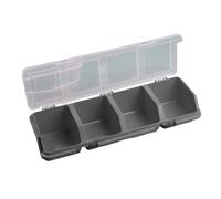 Bacs de rangement à vis avec couvercles, boîte de rangement avec compartiment et boulon divisé