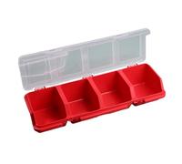 Bacs de rangement à vis avec couvercles, boîte de rangement avec compartiment et boulon divisé