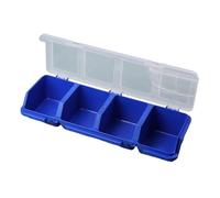 Bacs de rangement à vis avec couvercles, boîte de rangement avec compartiment et boulon divisé